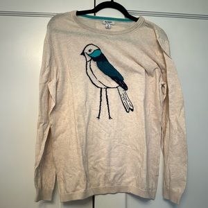 Bird print Old Navy sweater
